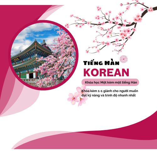 Khóa tiếng Hàn kèm 1-1