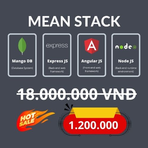 Khóa học lập trình MEAN Full Stack (MongoDB + Express + Angular + Node) với AI tools